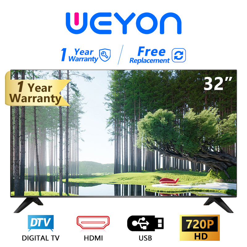 ภาพหน้าปกสินค้าทีวี WEYON Digital TV ทีวีดิจิตอล 32 นิ้ว รุ่น W32-2 LED TV 24 นิ้ว ทีวีจอแบน 19 นิ้ว จากร้าน gtsuperstore บน Shopee