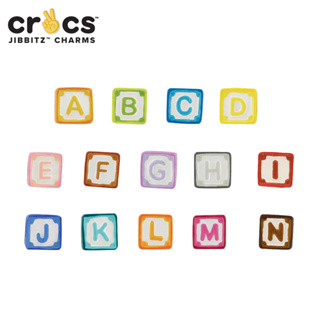 CROCS JIBBITZ Toy Block/Alphabet A-N ตัวอักษรติดรองเท้า