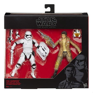 ของเล่น Hasbro Star Wars Black Series Poe Dameron &amp; First Order Stormtrooper