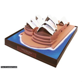 โมเดลกระดาษ 3D : ซิดนีย์โอเปร่าเฮาส์ ประเทศ ออสเตรเลีย  กระดาษโฟโต้เนื้อด้าน  กันละอองน้ำ ขนาด A4