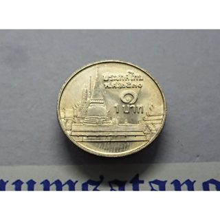 เหรียญหมุนเวียน 1 บาทหลังวัดพระศรืๆ 2530 unc (ตัวติดลำดับ8)