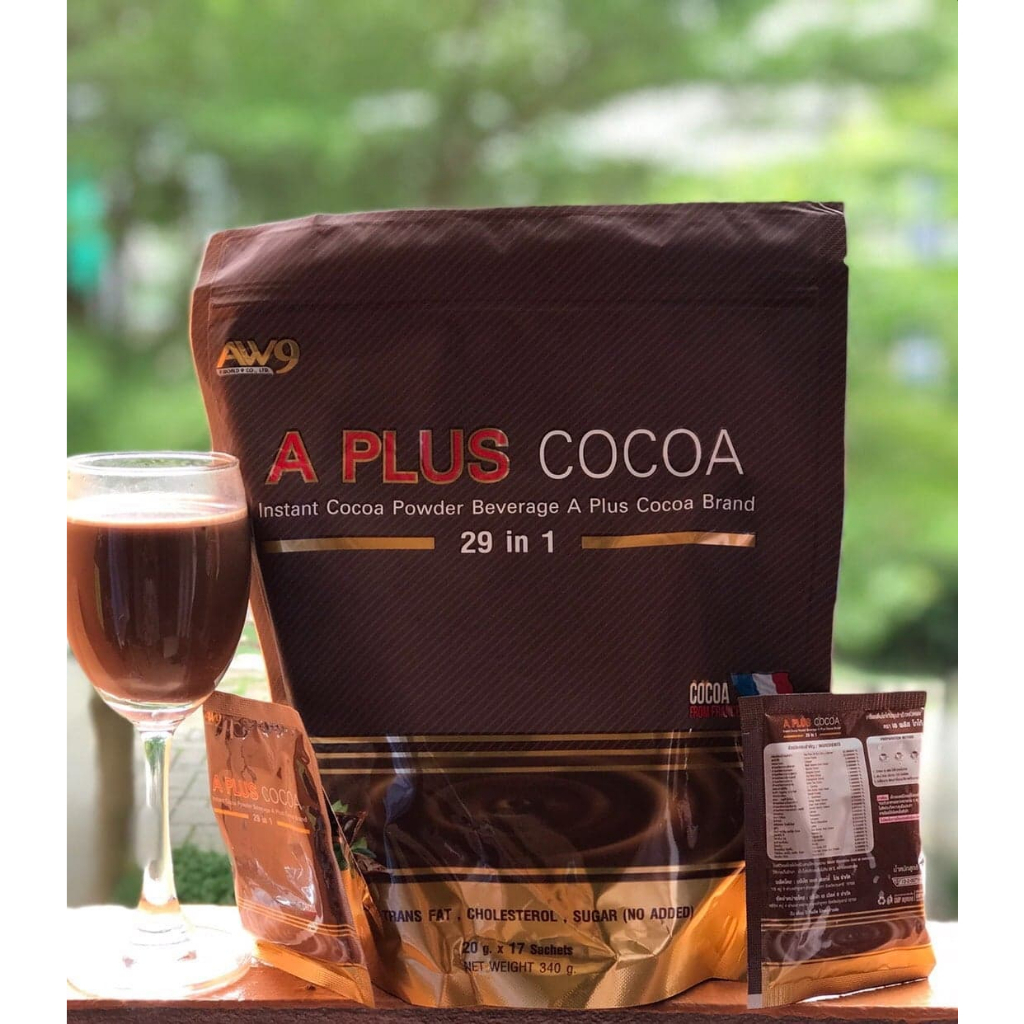 เอ-พลัส-โกโก้-a-plus-cocoa-ของแท้100-โกโก้-เพื่อสุขภาพ-29in1-ทางเลือกใหม่-ในการหุ่นดี-โกโก้สุดพรีเมี่ยม-จากฝรั่งเศส