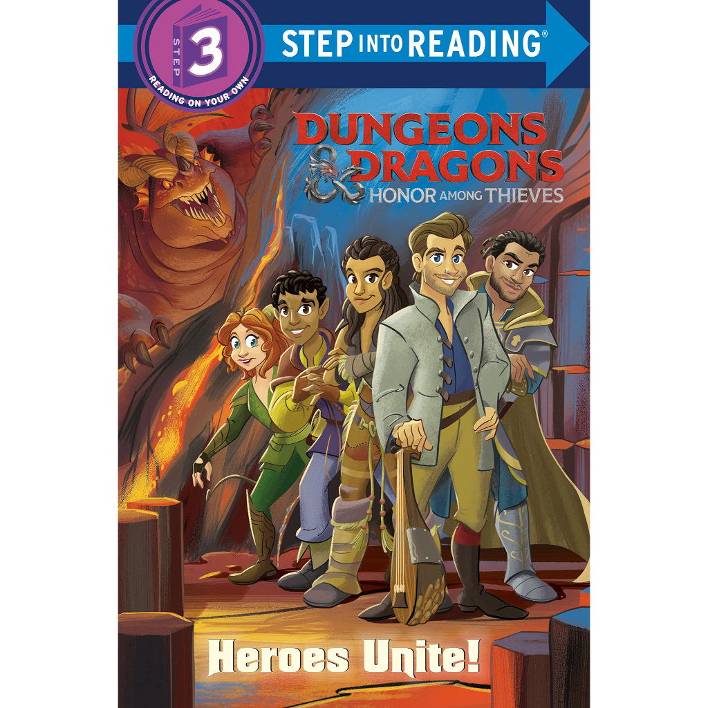 หนังสือภาษาอังกฤษ-heroes-unite-dungeons-amp-dragons-honor-among-thieves-step-into-reading