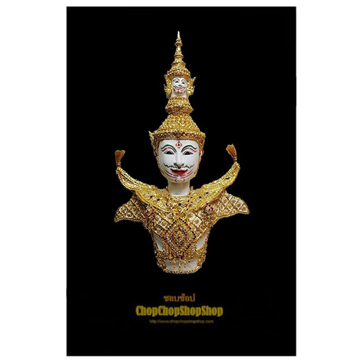 รูปปั้นครึ่งตัว-รามเกียรติ์-ramayana-ban-ruk-brahma-bust-statue-พระพรหม