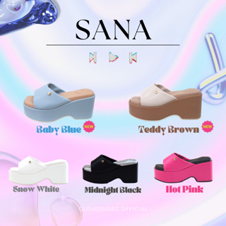 Cloudshoes.official : SANA Platform on Heels รองเท้าส้นสูงส้นตึก 3นิ้ว