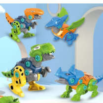 ของเล่นเด็ก-diy-ชุดประกอบไดโนเสาร์-dinosaur-พร้อมเครื่องมือประกอบ-มีให้เลือก-11-แบบ