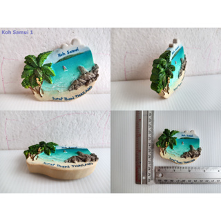 คนรักการท่องเที่ยวเมืองไทย "Koh Samui 2" Perfect gift for travelers to Thailand, magnet model for their Refrigerator