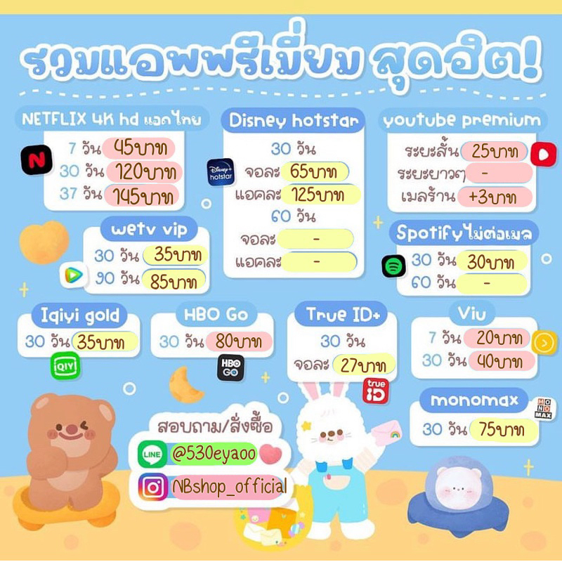 ภาพหน้าปกสินค้าแอพพรีเมี่ยม ️‍ ᴀᴘᴘ ᴘʀᴇᴍɪᴜᴍ พร้อมส่ง