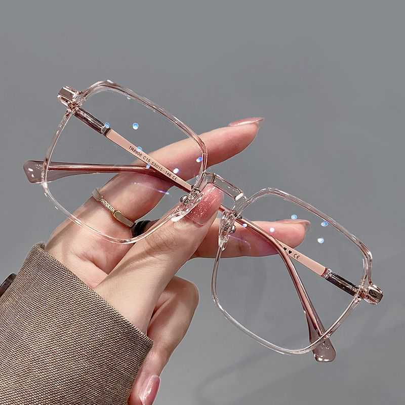 ภาพสินค้าแฟชั่นเกาหลี แว่นกรองแสง กรอบแว่นสีน้ำตาล แว่นสายตาสั้น0-400 แว่นตาแฟชั่น เครื่องประดับแฟชั่น Unisex จากร้าน th_558777241 บน Shopee ภาพที่ 3