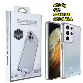 SPACE เคสใสกันกระแทก samsung S23 S23PLUS S23ULTRA A53 5g A22 5g A12 A03 S21FE S20FE S22 S21 note20ultra A42 A52 A52S