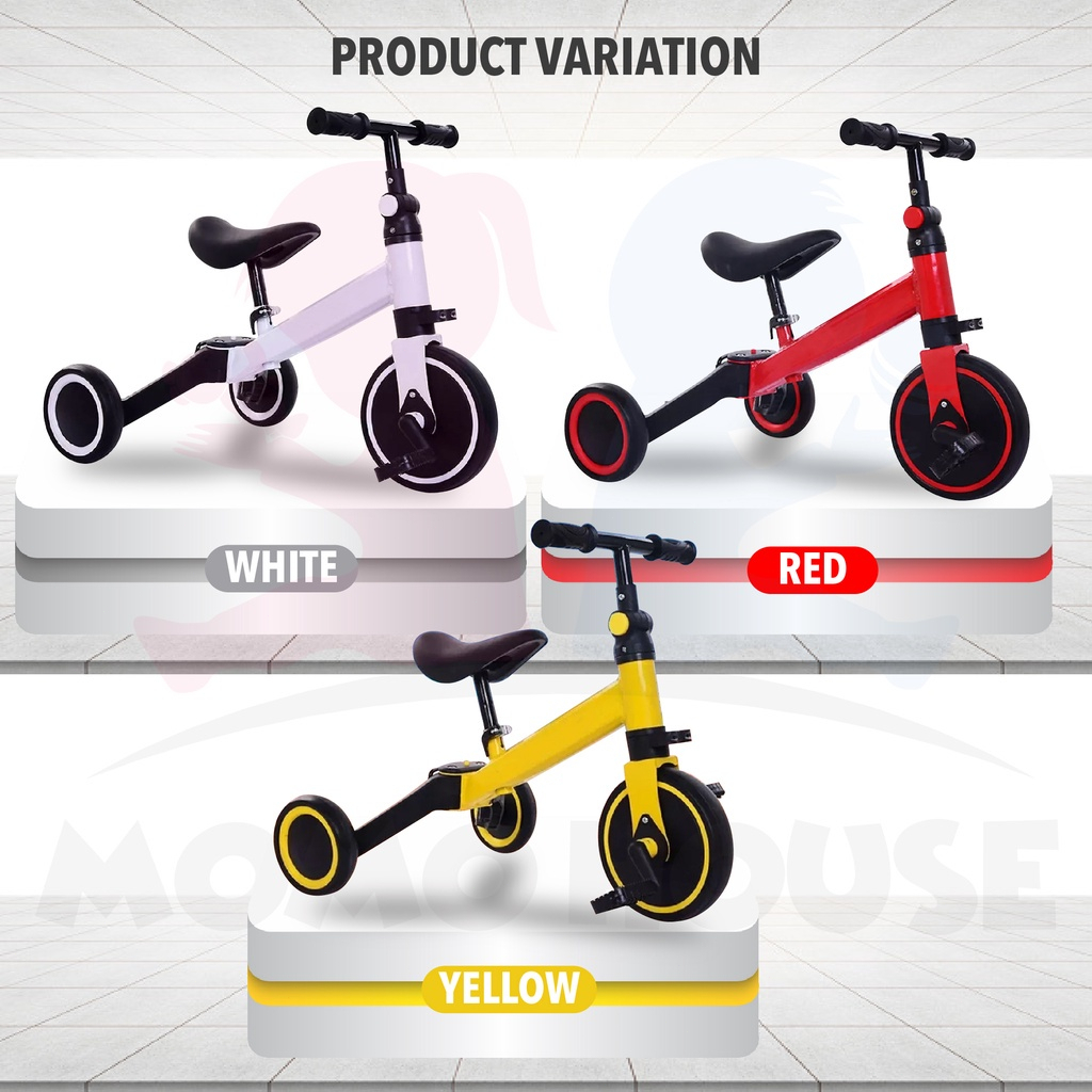 จัดส่ง1-2วัน-balance-bike-multifunction-bicycle-จักรยานเด็กสามล้ออเนกประสงค์-สามล้อ-3-ใน-1-เด็กขี่รถ-scooter