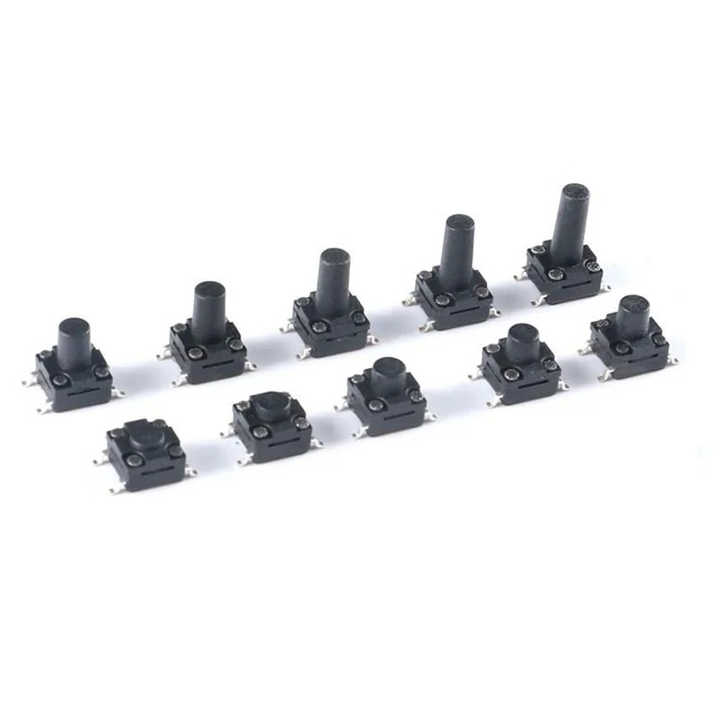 สวิทช์ Push Button Switch สวิทช์ปุ่ม กดติด-ปล่อยดับ Micro trigger TACT ...