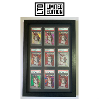 LeBron James Panini Mosaic Cards - 2019 - Framed Set - 9x PSA 9 - MVP