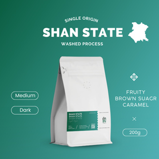 Shan State - Washed Process เมล็ดกาแฟคั่วอาราบิก้า คั่วใหม่คัดเมล็ด พร้อมบริการบดฟรี | Cherdchai Coffee Roasters