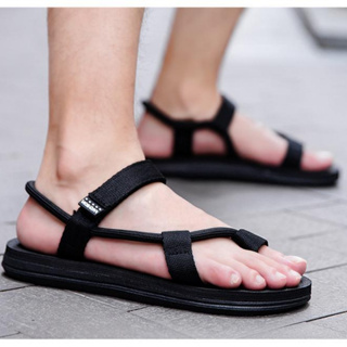 จัดส่งจากไทย 🚚 รองเท้าแตะผู้ชาย รองเท้าชายหาดกลางแจ้ง รองเท้าแตะกันลื่น