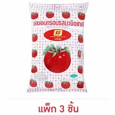 เอฟเอฟ ข้าวเกรียบรสมะเขือเทศ 58 กรัม (แพ็ก 3 ชิ้น)