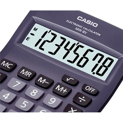 casio-calculator-เครื่องคิดเลข-casio-mw-8v-bk-8หลัก