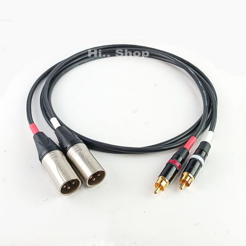 canare-l-2e5at-สาย-rca-to-xlr-ผู้-lidge-xlr-rca-neutrik-rean