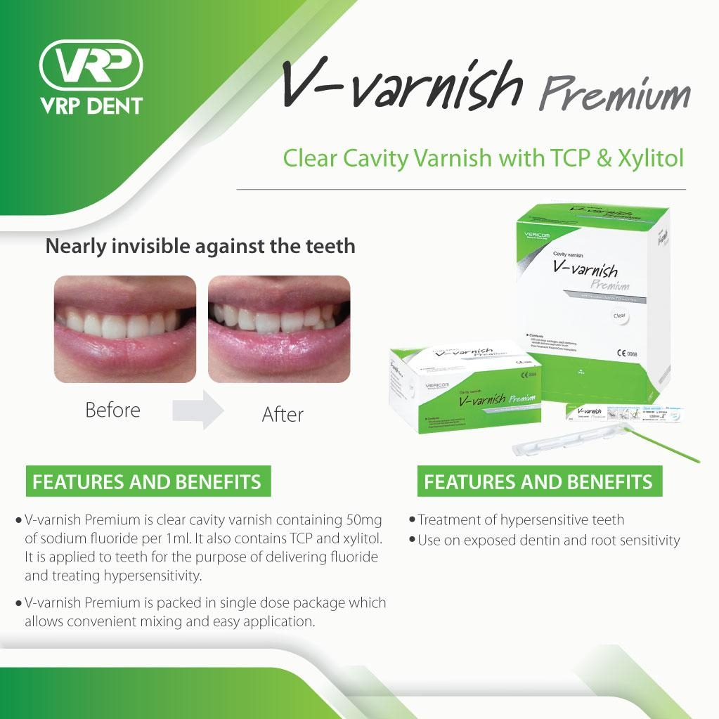 ภาพสินค้าV-varnish Premium ฟลูออไรด์วานิช VRC-0X-X จากร้าน vrp_dent บน Shopee ภาพที่ 7