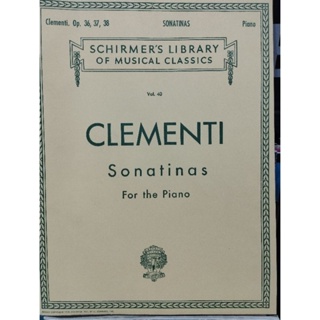CLEMENTI - SONATINAS OP.36,37,38 VOL.40 (SL-HAL)073999676006
