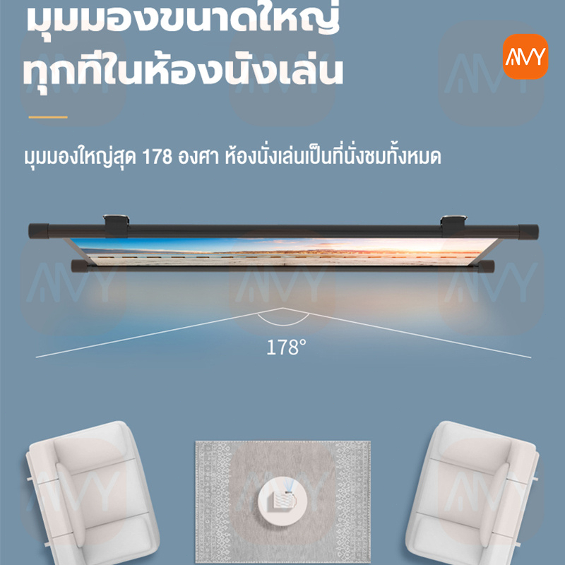 amy-mall-จอโปรเจคเตอร์-80-120-นิ้ว-บบพกพา-จอฉายโปรเจคเตอร์-16-9-projector-screen-หน้าจอโปรเจ็คเตอร์-hd-4k-พับเก็บได้