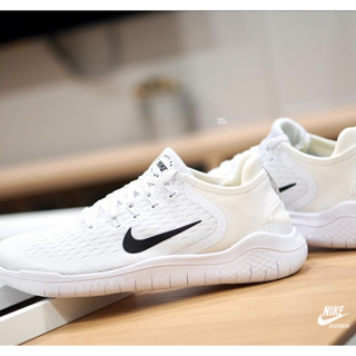 NIKE FREE RUN ‘18 “WHITE-BLACK”942836-100..