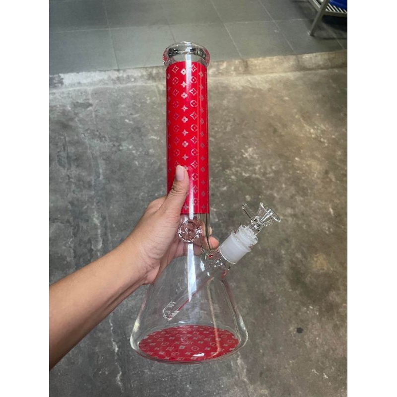 บ้องแก้วหลอดแก้ววิทยาศาสตร์-สูง35cm-หลุยส์-วิตตอง-พร้อมส่งค่ะ