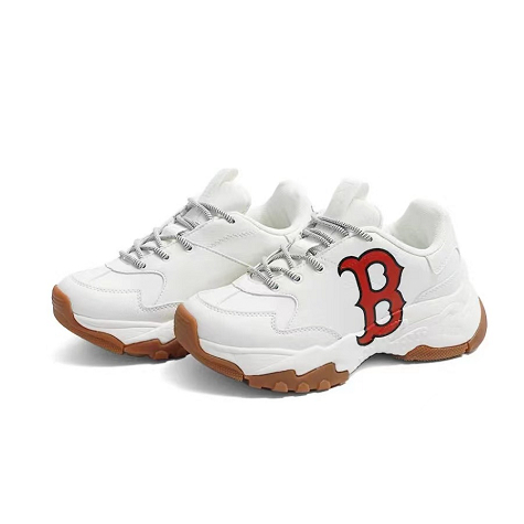 mlb-boston-red-sox-white-red-shoes-sneaker-รองเท้าผ้าใบ-ของแท้