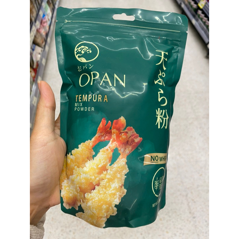 Opan Tempura Mix Powder 400 G. แป้งเทมปุระ ทอดกรอบ ( ตรา โอปัน