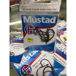 ตัวเบ็ด Mustad (ก้นแบน, ก้นห่วง)