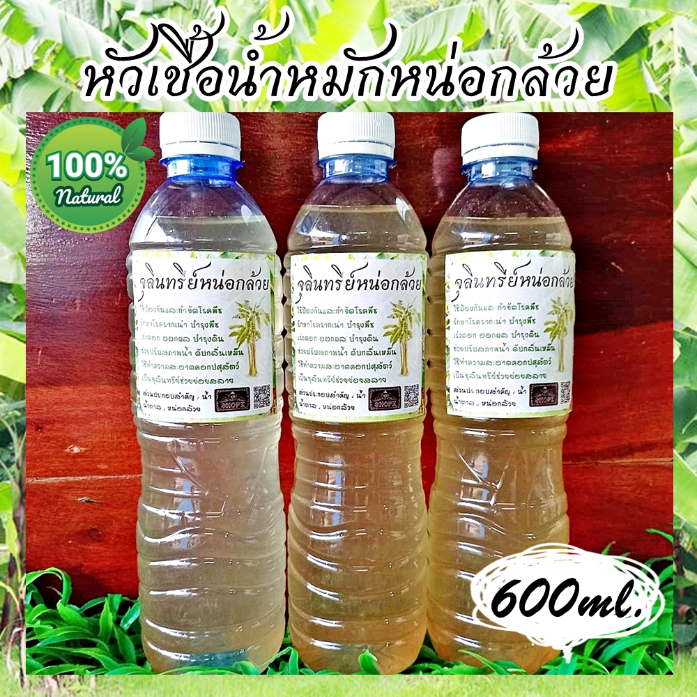 จุลินทรีย์หน่อกล้วย-น้ำหมักหน่อกล้วย-ขนาด-600-ml-น้ำหมักธรรมชาติ-น้ำหมักชีวภาพ