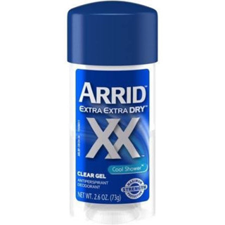 Arrid Extra Extra Dry Antiperspirant Deodorant Clear Gel Cool Shower 73g.