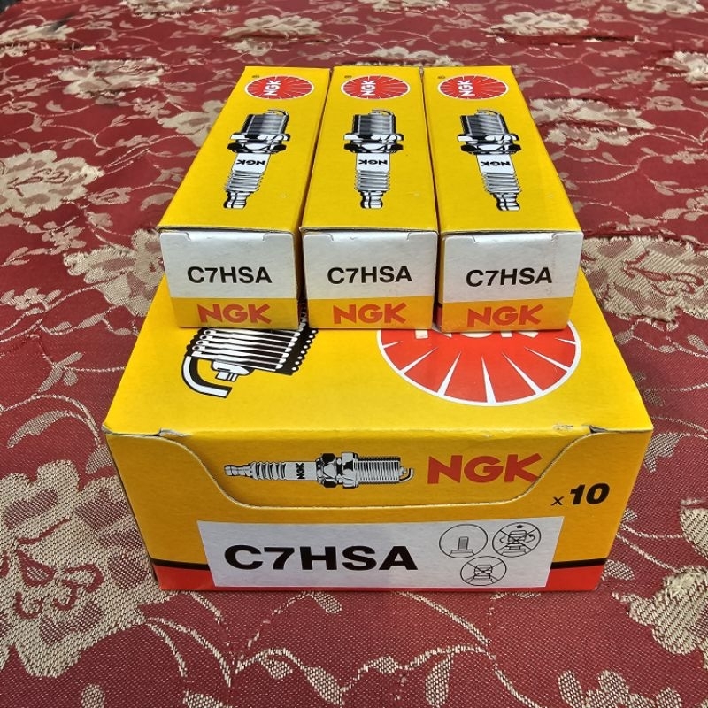 หัวเทียน NGK C7HSA ของแท้ 100% มอเตอร์ไซส์ เอทีวี พร้อมส่งจากกรุงเทพ ...