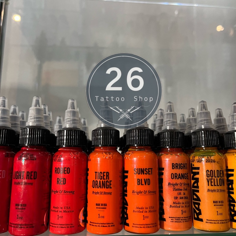 สีสัก RADIANT INK /ขนาด 1 Oz./ แท้ นำเข้า USA/Tattoo | Shopee Thailand