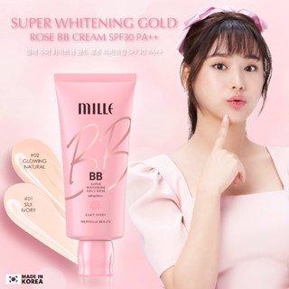 MILLE SUPER WHITENING GOLD ROSE BB CREAM SPF30 PA++