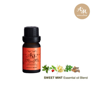 Aroma&amp;More Sweet Mint Essential Blend 100% / น้ำมันหอมระเหยของกลุ่มมินต์ เติมเต็มความหอม สดชื่น 5/10/30ML