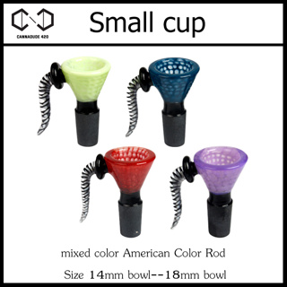 Small cup / Adaptor อะไหล่ แจกันแก้ว โจ๋ 14mm / 18mm บ้องแก้ว SA79