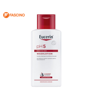 Eucerin pH5 Wash Lotion 200ml - ครีมอาบน้ำสำหรับผิวธรรมดา ผิวแห้ง ผิวแพ้ง่าย