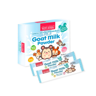 Ag-science Goat Milk Powder นมแพะผงแอคซายน์สำหรับสัตว์ฟันแทะ15กรัม แบบซอง x1กล่อง12ซอง