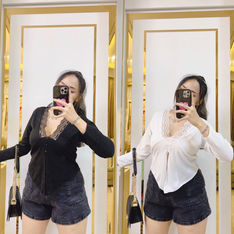 เสื้อแต่งลูกไม้-สาวอวบ-aila-plussize
