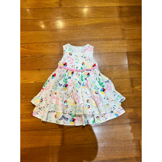 Kiddy Rabbit girl dress size 110 (น้อง3-4 ขวบใส่ได้) used like new!