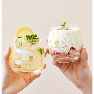 ( พร้อมส่ง ) Sanrio Cinnamonrolls Glass Set 2P ชุดแก้ว