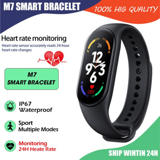 M7 Smart Band Fitness Bracelet Watches Women Mens Watch Blood Pressure Monitor Spor