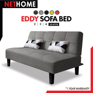 เก็บเงินปลายทาง NETHOME : OLLY SOFA BED โซฟาปรับนอน ผ้าแคนวาส โซฟาเบด ปรับได้ 3 ระดับ ขนาด 2 ที่นั่ง