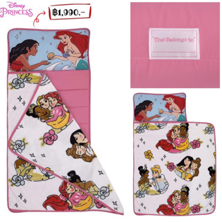 ถุงนอน ที่นอนกลางวันสำหรับเด็ก Disney Princess Nap Mat + Pillow + Blanket size 54x110x26 cm.