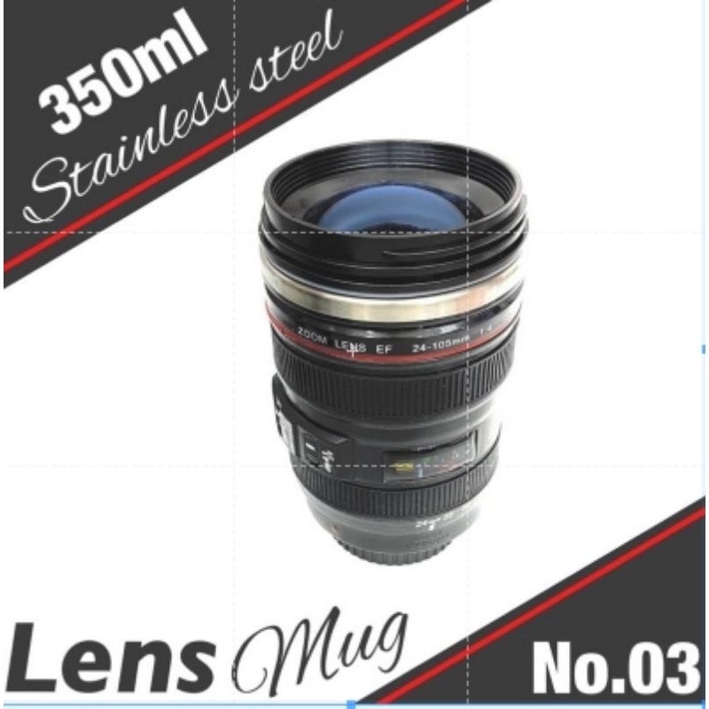 camera-lens-mug-แก้วเก็บอุหภูมิเลนส์กล้อง-350ml