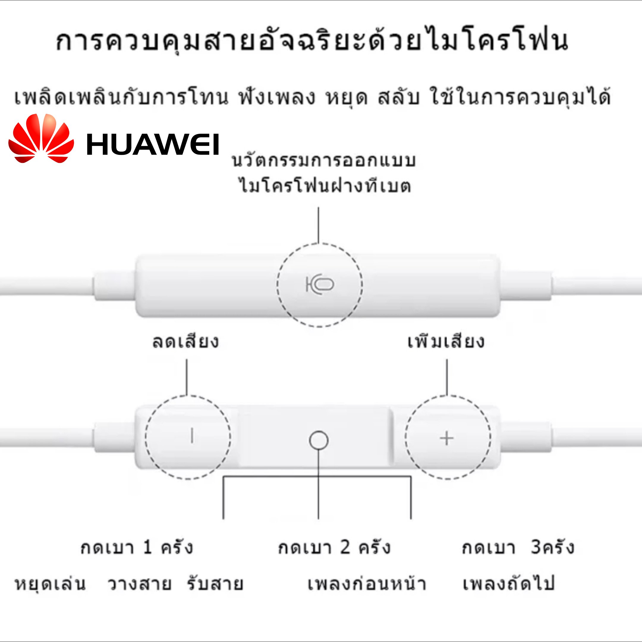 หูฟัง-สมอลทอล์ค-huawei-aux-3-5-หัวเหว่ย-nova-9-se-สวมใส่สบาย-เบสนุ่ม-เสียงดี-รีโมทเล่น-หยุดเพลง-เพิ่ม-ลดระดับเสียง