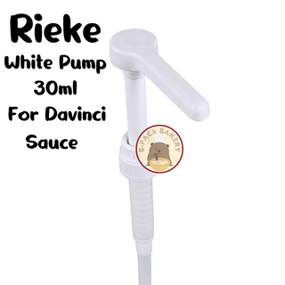 รีกี้ ปั๊ม สำหรับ ซอส 30มล Rieke White Pump For Davinci Sauce 30ml