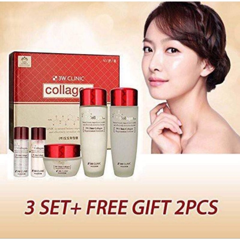 3W Clinic Collagen Skin Care Set 5pcs. | Shopee Thailand
