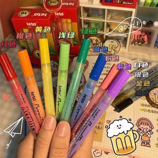 ปากกากันน้ำ ปากกาอะคริลิค 12 สีจะเขียนหรือเพ้นท์ได้ทุกพื้นผิว หรือตามวัสดุต่างๆ